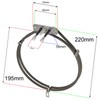 SPARES2GO 2 Turn Heater Element For Indesit Oven Cooker (2000