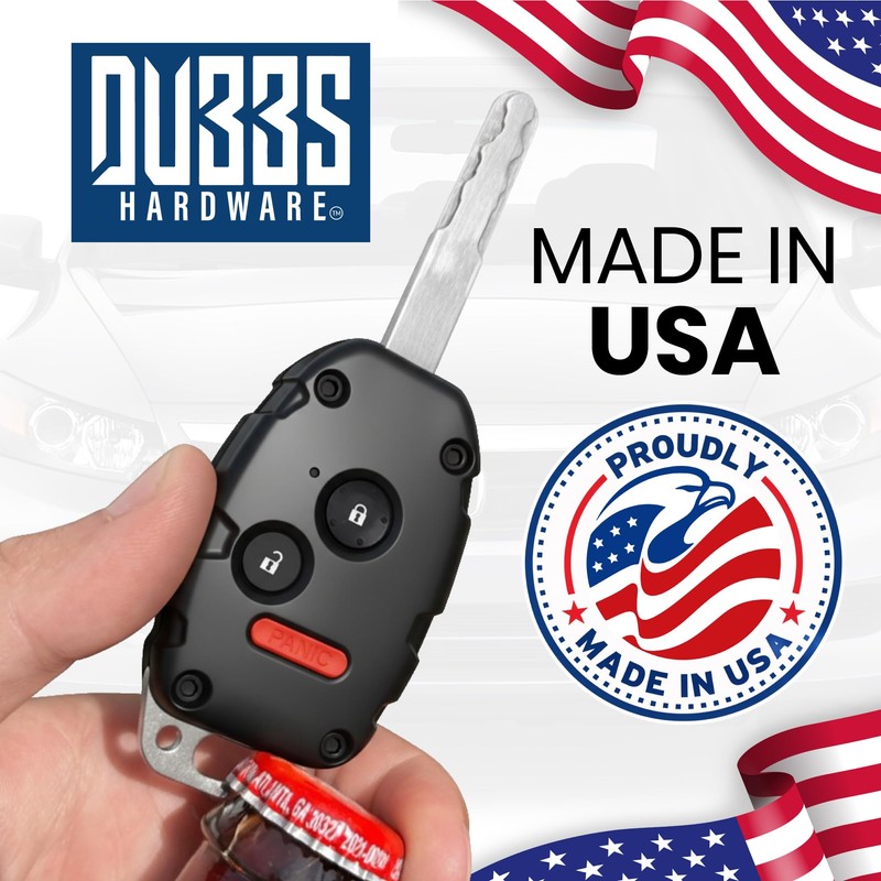 USA-Made for Honda Key Fob Shell | Crack-Resistant & Durable