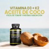 Nuboost Vitamina D3 + K2 Y Aceite De Coco, 300