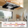 CAMPLUX RV Range Hood 22 Inches, Vented Range Hood with
