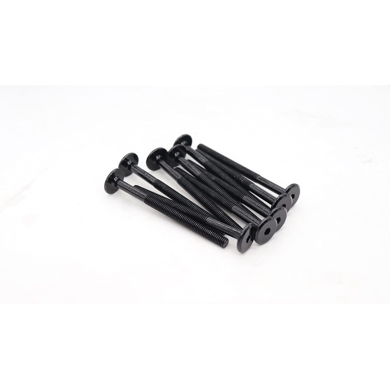 binifiMux 10 Pack M6-1.0mm x 80mm Joint Connecting Bolts Screws,