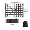 50 x 41.7-Inch Heavy-Duty Webbing Cargo Net with 4 Adjustable