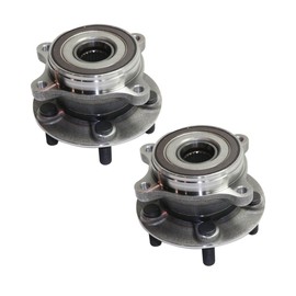 KarParts360 For Toyota Prius 2010 11 12 13 14 2015 Wheel Hubs Driver and Passenger Side Front | Pair | 5 Lugs | Driven Type | 5 by 3.94 inches Bolt Pattern | With Bearing | 4 Cyl, 1.8L Engine | 513287