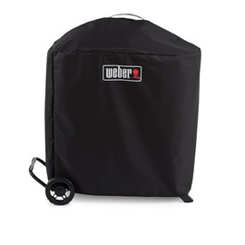 Weber Premium cover for Traveler Compact Grill, breathable, UV and water resistant, protection against wind and weather, grill cover, BBQ cover, black (3400280)