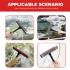 Professional 8.1" 2 in 1 Window Squeegee with 16" Long
