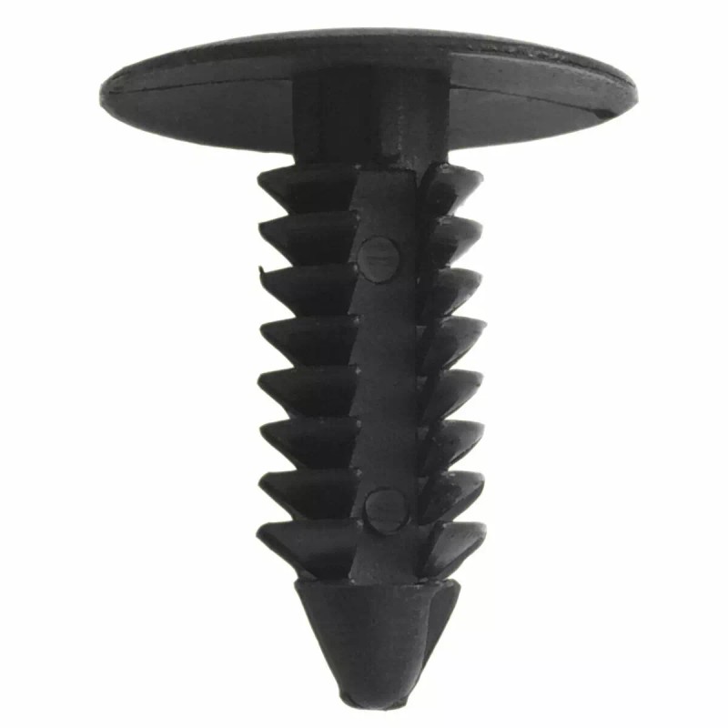100X 8mm Bumper Clips Auto Car Hole Plastic Rivets Fastener