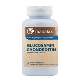 manako Glucosamine and Chondroitin Capsules, Pack of 120, 96 g Tin