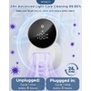 Toothbrush Sanitizer Holder, WONICO Tooth Brush Holder for Bathroom, Wall-Mounted