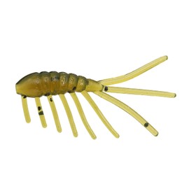 Eurotackle Micro Finesse Gama Scud 1" Freshwater Shrimp Ice Fishing Soft Lure (Green Pumpkin)