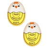 MarsHopper Egg Boiling Timer 2-Pack – Color-Changing in-Water Indicator for