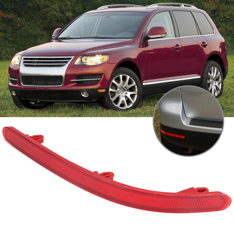 Rear Bumper Left Side Lights Lamp Reflector 7L6945105A Replacement