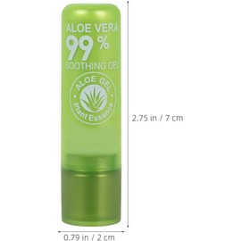 GALPADA 5 Piezas Bálsamo Labial Que Cambia De Color De Aloe Brillo De Labios Claro Brillo De Labios De Elfo Mancha De Labios Boulari Tinte Labial Hidratante Labios Locos Green