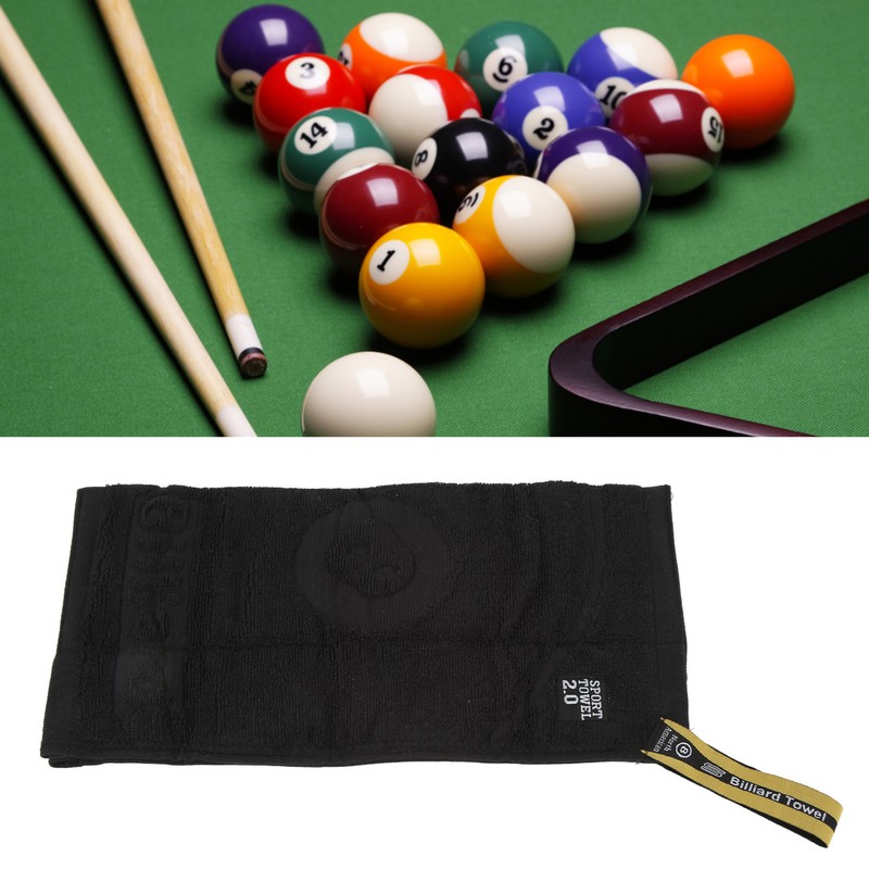 Billiard Cue Cloth Cotton Simple Appearance Printed Towel Pool Cue