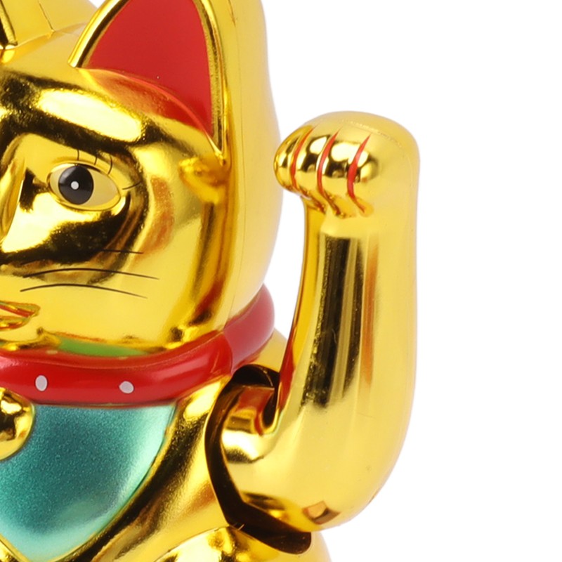 Solar Energy Powered Wealth Welcoming Cat with Waving Arm 6