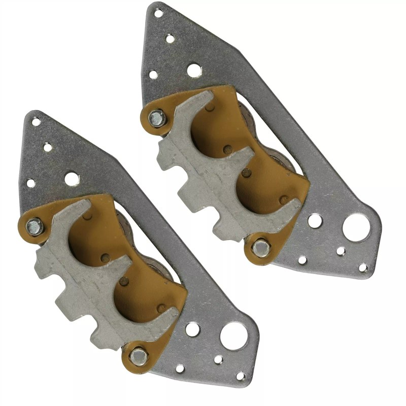 Caltric Front Left And Right Brake Calipers W/ Pads for