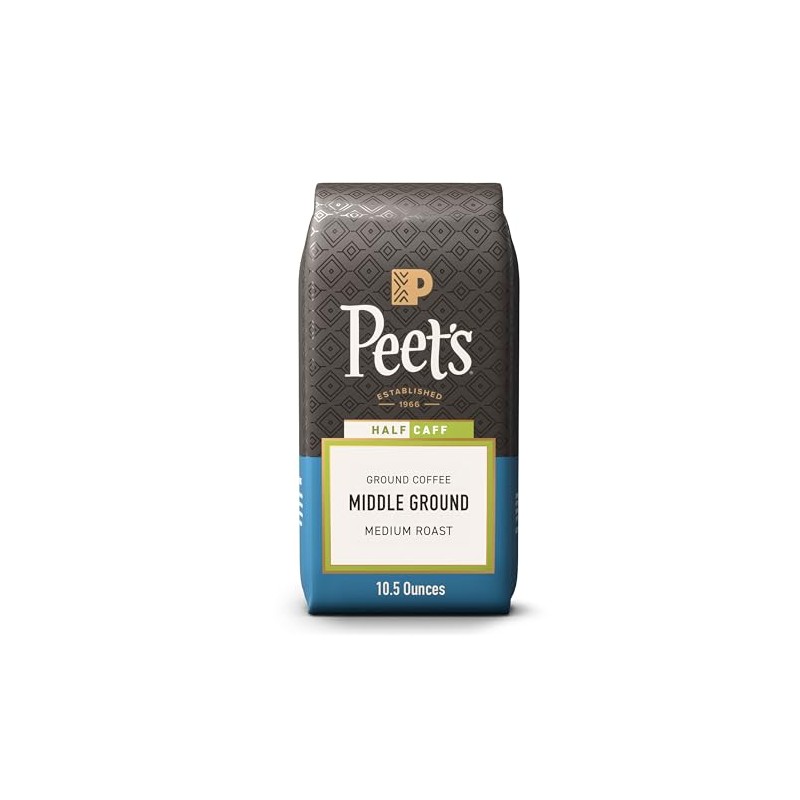 Peet's Coffee Medium Roast Ground Coffee - Middle Ground, 10.5oz
