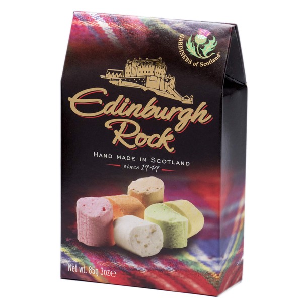 Gardiners of Scotland Edinburgh Rock Carton, 3 Ounce (Pack of 3)