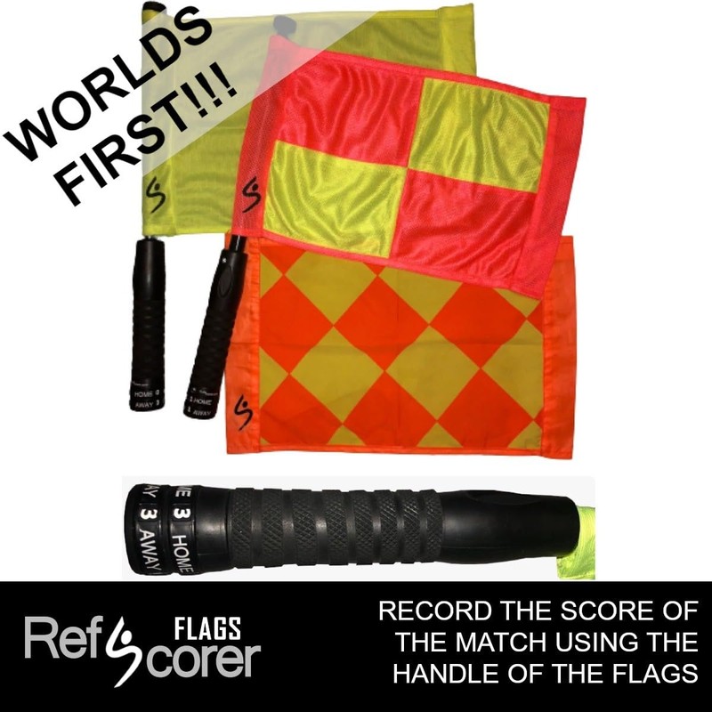 RefStuff RefScorer FLAGS – Referee Flags (pair) Assistant Referee Linesman