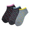 Moca & Bunny Simple Line Ankle Socks, Women's Socks, 9.1