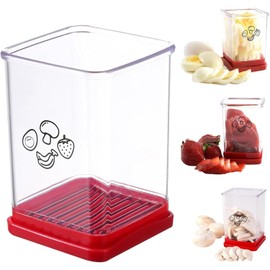 Fruit and Vegetable Speed Slicer with Push Plate,1Pc Stainless Steel Banana Strawberry Slicer with Push Plate,Fruit and Vegetable Speed Slicer with Push Plate,Egg Slicers Banana Slicer with Push Plate