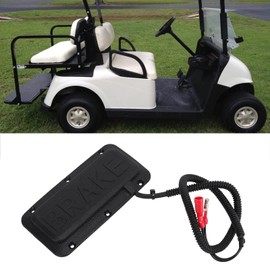 Topyond Universal Golf Cart Brake, Golf Carts Pedal Switch DC 12V 36V 48V Golf Cart Brake Pedal Pad Heat Resistant Universal Replacement for EZGO Golf Carts