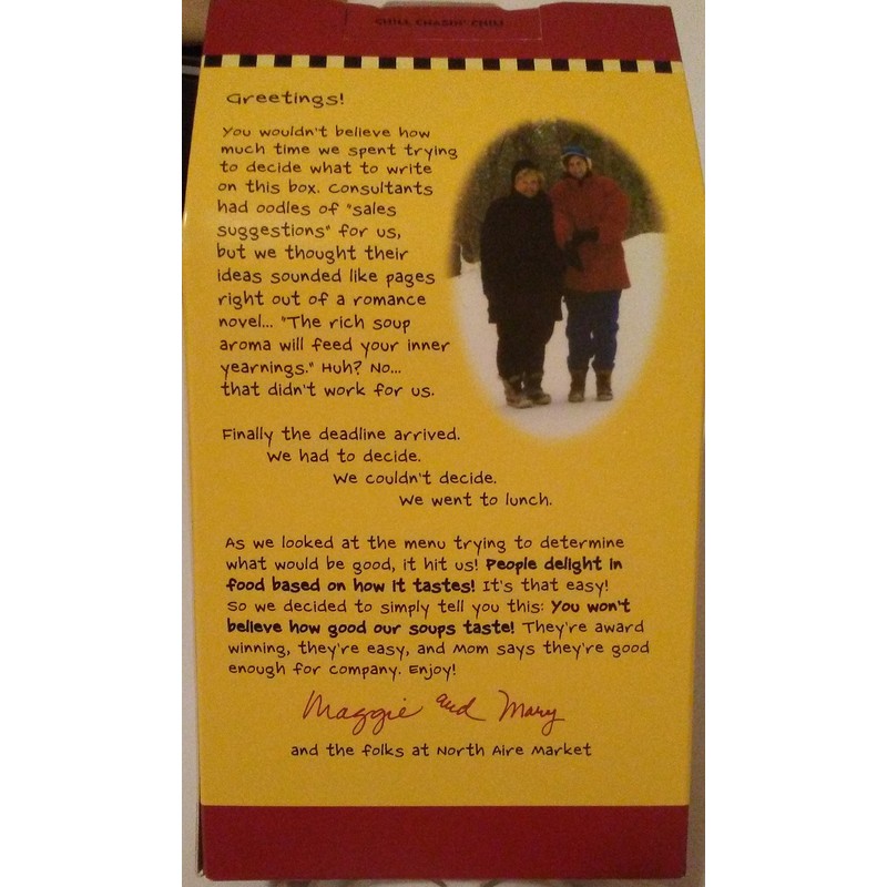 Maggie and Mary's Soup Mixes Chill-Chasin' Chili