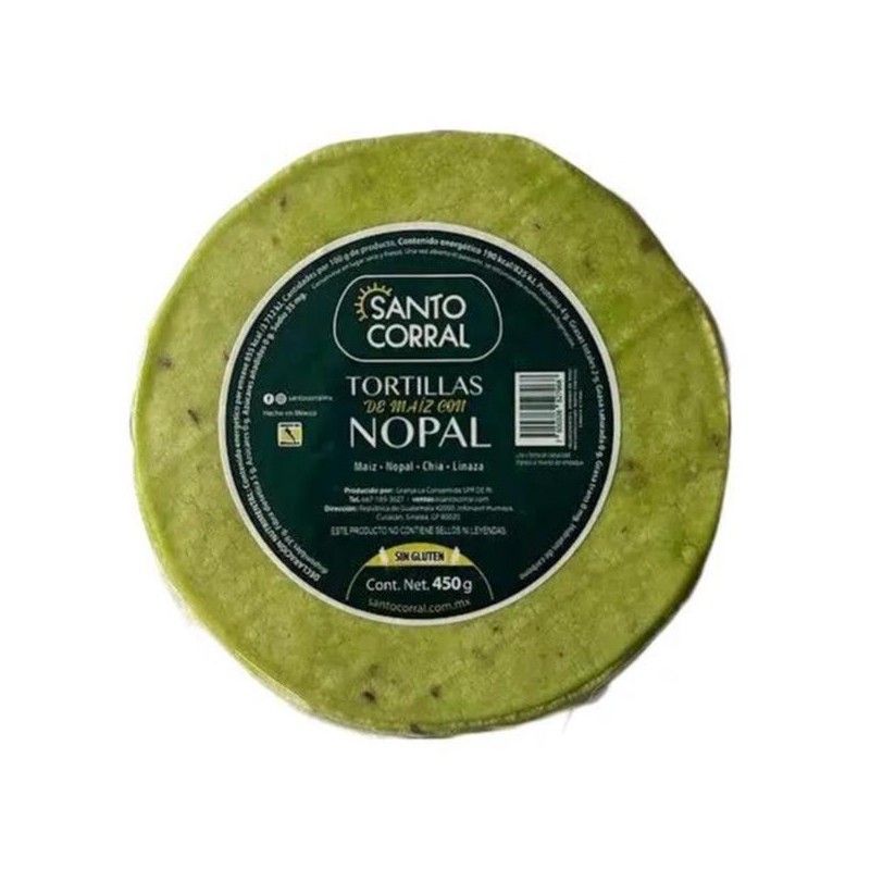 Gluten Free Tortillas de Maíz con Nopal! - Tortillas de