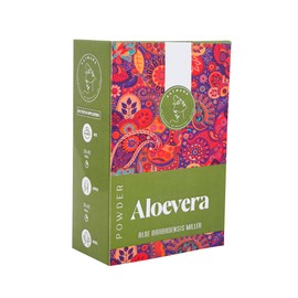 AATMANA Aloe Vera Powder| Face Pack & Face Mask | Cools Skin Natural Glowing Improve Elasticity | Rich Conditioner For Skin & Hair care 100g