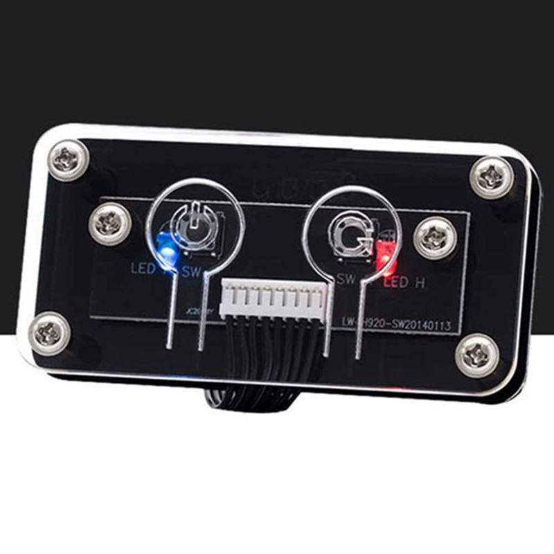 Idhadkc Desktop Computer Switch External Power Switch Power Button+Restart Button