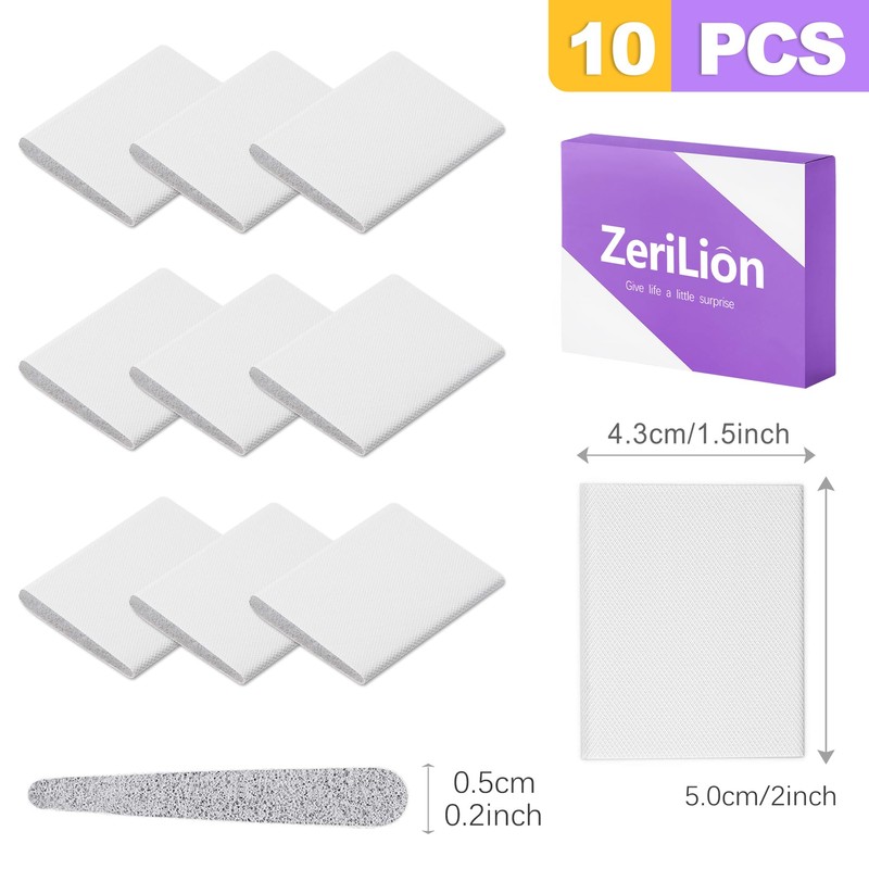 ZeriLion 10-Pack Foam Door Corner Seals, Exterior Jamb Weather Strips,
