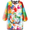MINIQ Kids Art Smock,Waterproof Painting Apron Artist Smocks with Pocket
