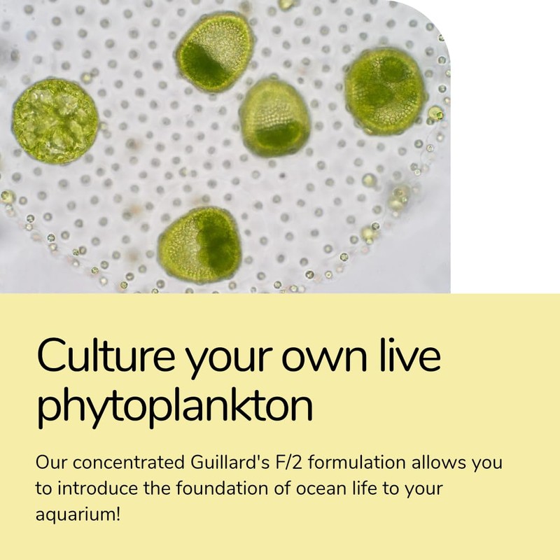 Aqua Algae 16oz Concentrated Guillard's F/2 Formula for Marine Phytoplankton