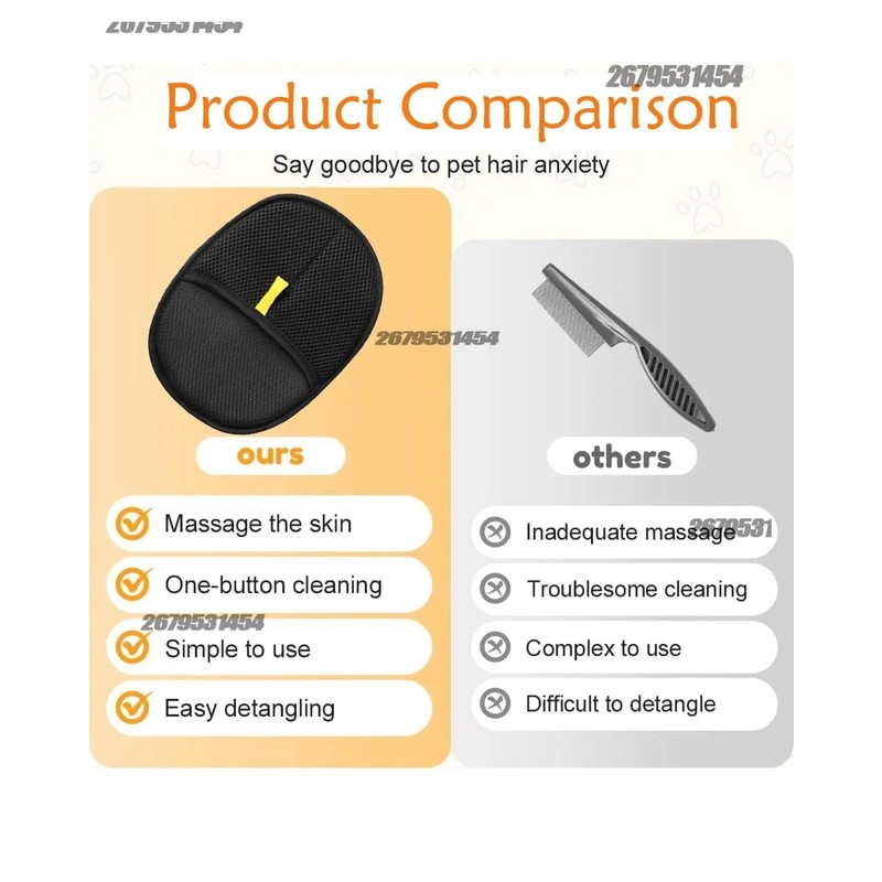 DrivePro Pet Hair Removal – Dual-Sided Static Brush for Efficient