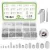 Vlookee Potato Screw Set, 381 Pieces, Hex Socket Screws, 304