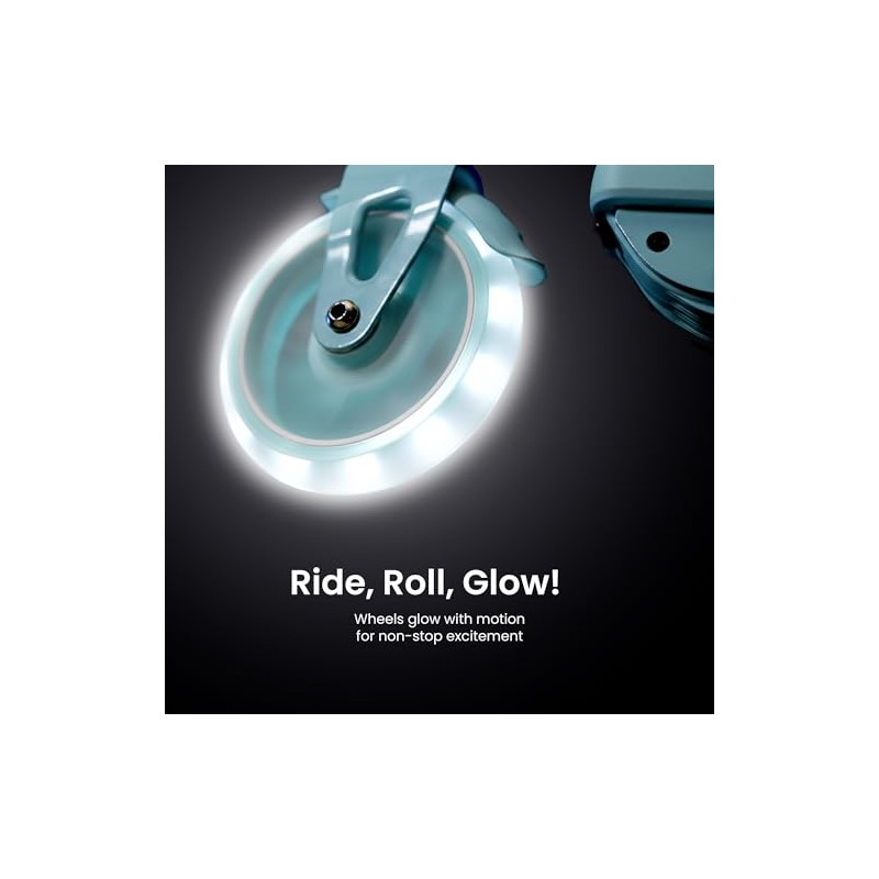 Aero Scooter for Kids 5-8 | Dynamic Lights, Hand Brake