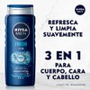 NIVEA MEN Jabón Líquido Corporal 3 en 1 Fresh Ice