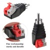 YBFBSJK RCA to Speaker Cable Adapter RCA Plug Audio Adapter