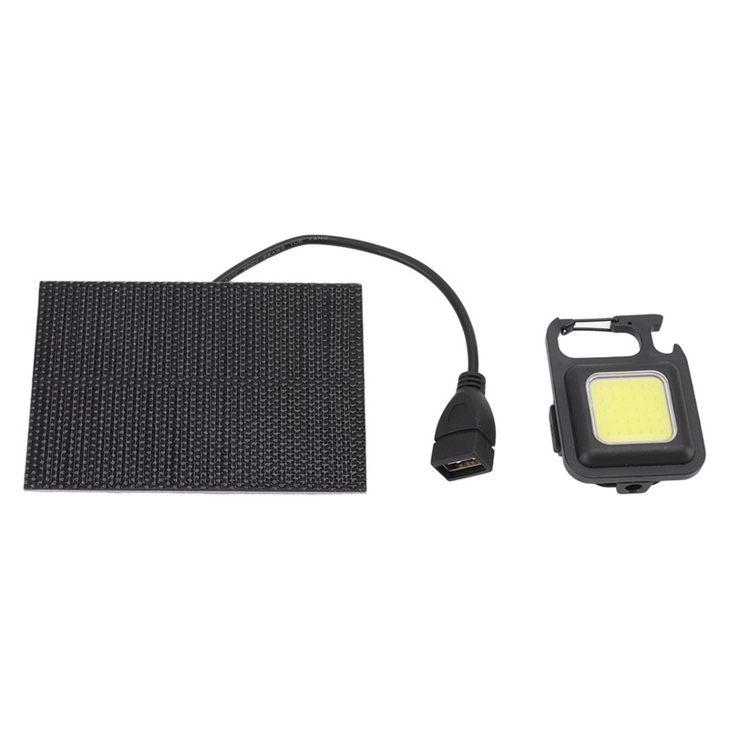 Monocrystalline Solar LED Light 5W IP68 Waterproof USB Rechargeable Solar