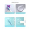 Clear Rubber Wall Bumper Guards, Self-Adhesive, Round, Set of 6,