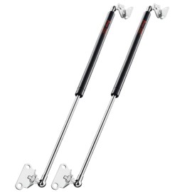 PAMAGOO 36 inch 100 lbs 445 N Gas Strut, 2 Pcs 36" Shocks with Mounting Brackets for Heavy Duty Lid RV Bed Cover Trap Door Trailer Door Spring
