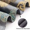 TOPLUXE Table Runner with Handmade Tassels, Luxury Table Runner for
