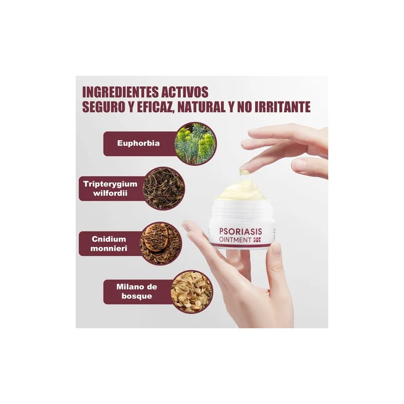 Crema Para La Psoriasis Alivio Hidratación Y Reparación 25g