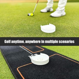 Putting Cup, All-Direction Putter Cup Trainer for Golf Practice, Putting Green Trainer, Indoor Outdoor Training Aids for Adults Kids