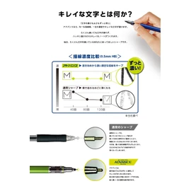 Uni Mechanical Pencil Kurutoga Advance 0.5mm 3-Pencil Bundle Set, Navy (M55591P.9), Black (M55591P.24), Red (M55591P.15)