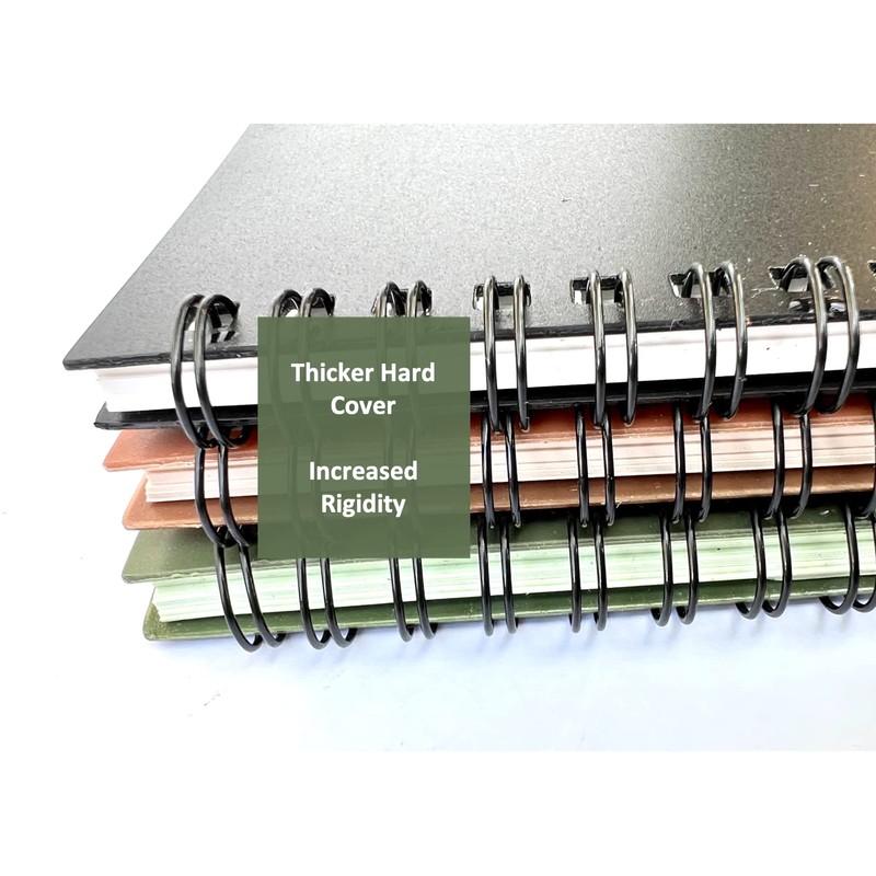 LETHALIFE All Weather Field Notebook, Full Size, 8.5x11, Fully Waterproof