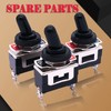 Twidec/3Pcs Heavy Duty Rocker One-Side Momentary Toggle Switch 16A 250V