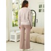 ANRABESS Womens Two Piece Outfits Lounge Sweater Sets Casual Pullover