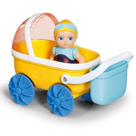 BABY born Splish Splash Pram with Emma, Interactive Toddler Bath Toy with Wind Up Swimming Emma and Pram with Sunshade and Real Working Wheels, Bath Time Toy, 838099 Zapf Creation