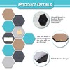 LDBKLGHJ Multipurpose Hexagon Felt Bulletin Board – Ultimate Vision Board