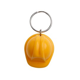 YUYUQUEEN keychain Plastic Safety Helmet Keychain Key Ring 3D Hard Hat Key Chain Creative Bag Pendant Charm Accessories Birthday Gift
